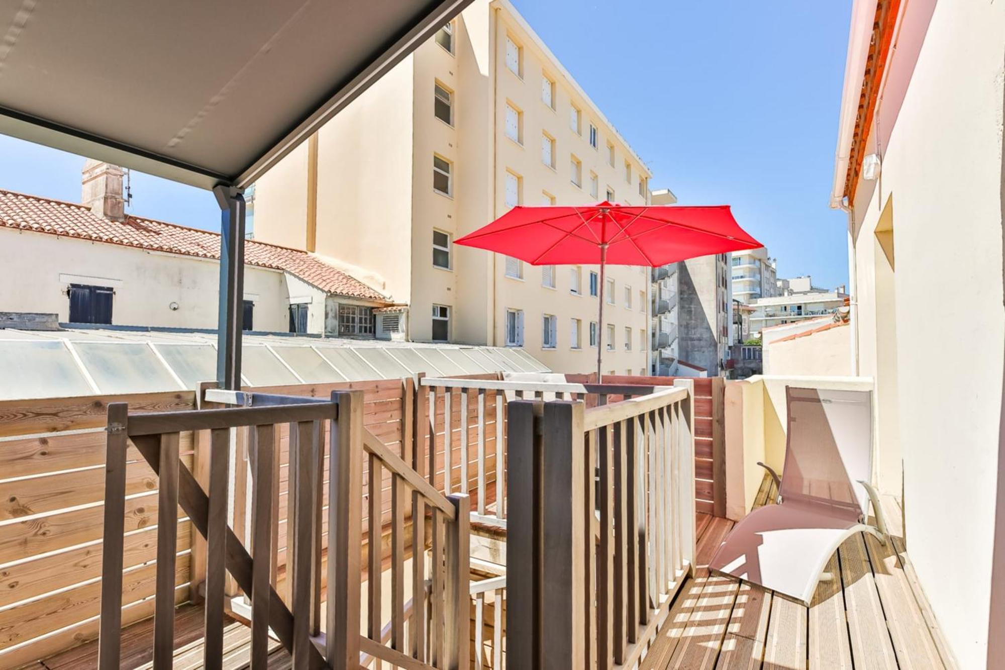 Cote Plage - Vue Mer - Terrasse Сен-Жан-де-Мон Екстериор снимка